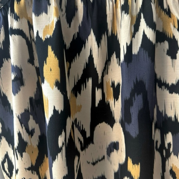 ESPECIA Ikat Tribal Print Sleeveless Top Silky Viscose Size Small - Picture 9 of 16